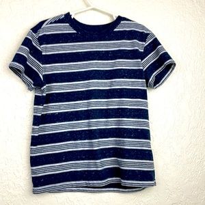 Cat & Jack short sleeve navy striped tee